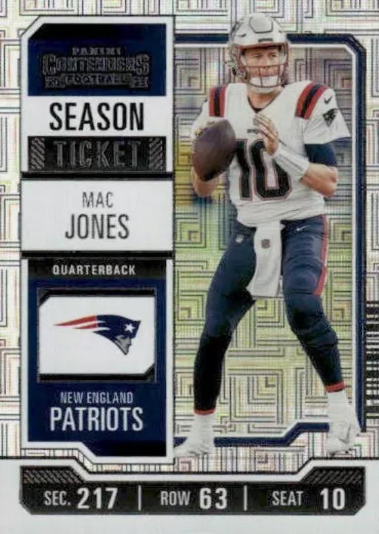 #69 Mac Jones - New England Patriots - 2023 Panini Contenders Football