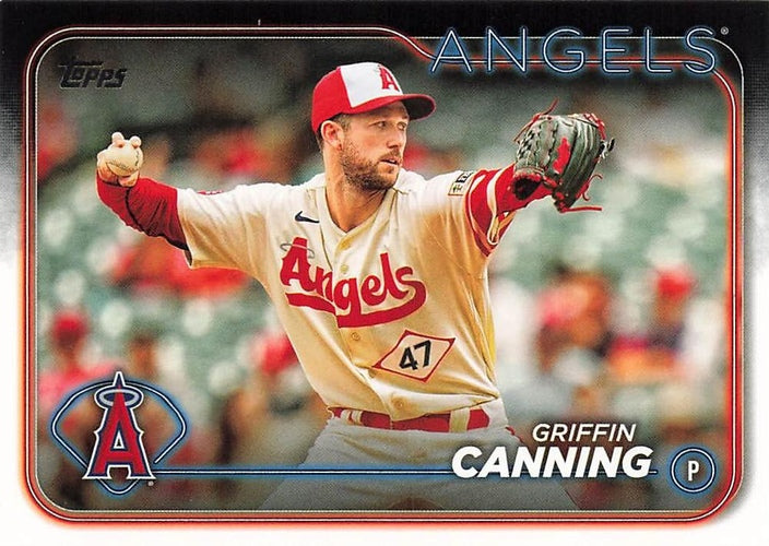 #69 Griffin Canning - Los Angeles Angels - 2024 Topps Baseball