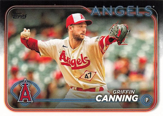 #69 Griffin Canning - Los Angeles Angels - 2024 Topps Baseball