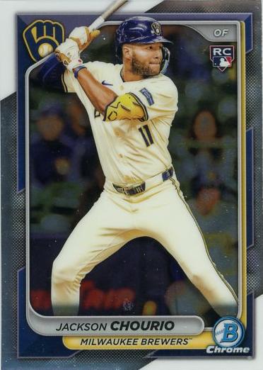 #69 Jackson Chourio - Milwaukee Brewers - 2024 Bowman Chrome Baseball