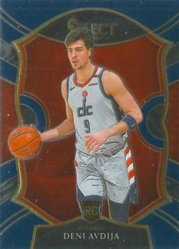 #69 Deni Avdija - Washington Wizards - 2020-21 Panini Select - Blue Basketball