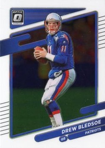 #69 Drew Bledsoe - New England Patriots - 2021 Donruss Optic Football