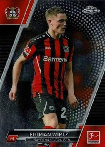 #69 Florian Wirtz - Bayer 04 Leverkusen - 2021-22 Topps Chrome Bundesliga Soccer