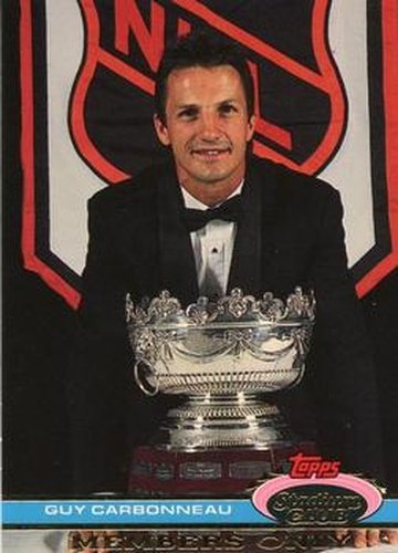 #NNO Guy Carbonneau - Montreal Canadiens - 1991 Stadium Club Members Only