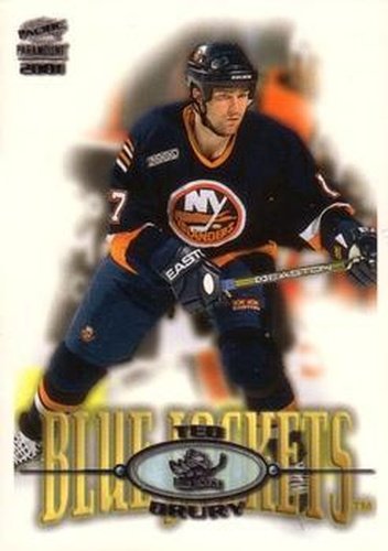 #69 Ted Drury - Columbus Blue Jackets - 2000-01 Pacific Paramount Hockey