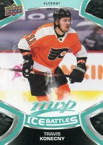#69 Travis Konecny - Philadelphia Flyers - 2021-22 Upper Deck MVP - Ice Battles Hockey