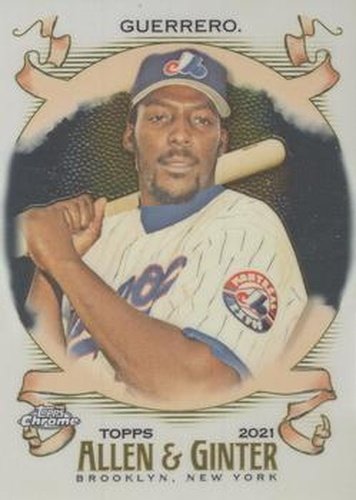 #69 Vladimir Guerrero - Montreal Expos - 2021 Topps Allen & Ginter Chrome Baseball