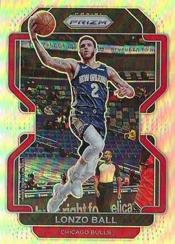 #69 Lonzo Ball - Chicago Bulls - 2021-22 Panini Prizm - Silver Basketball