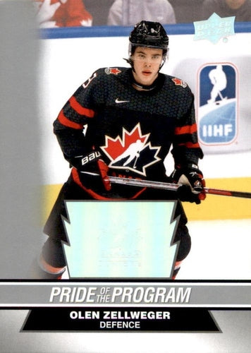 #69 Olen Zellweger - Canada - 2023 Upper Deck Team Canada Juniors Hockey