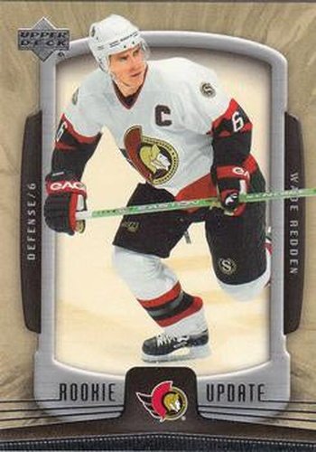 #69 Wade Redden - Ottawa Senators - 2005-06 Upper Deck Rookie Update Hockey