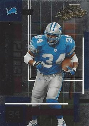 #69 James Stewart - Detroit Lions - 2003 Playoff Absolute Memorabilia Football