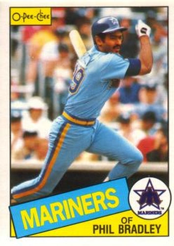 #69 Phil Bradley - Seattle Mariners - 1985 O-Pee-Chee Baseball
