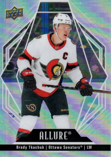 #69 Brady Tkachuk - Ottawa Senators - 2022-23 Upper Deck Allure Hockey