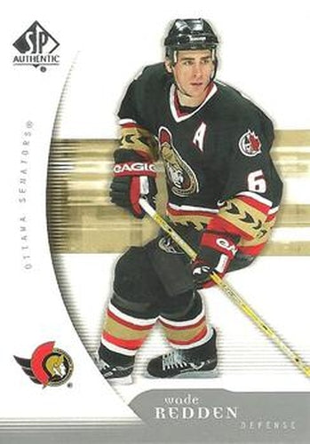 #69 Wade Redden - Ottawa Senators - 2005-06 SP Authentic Hockey