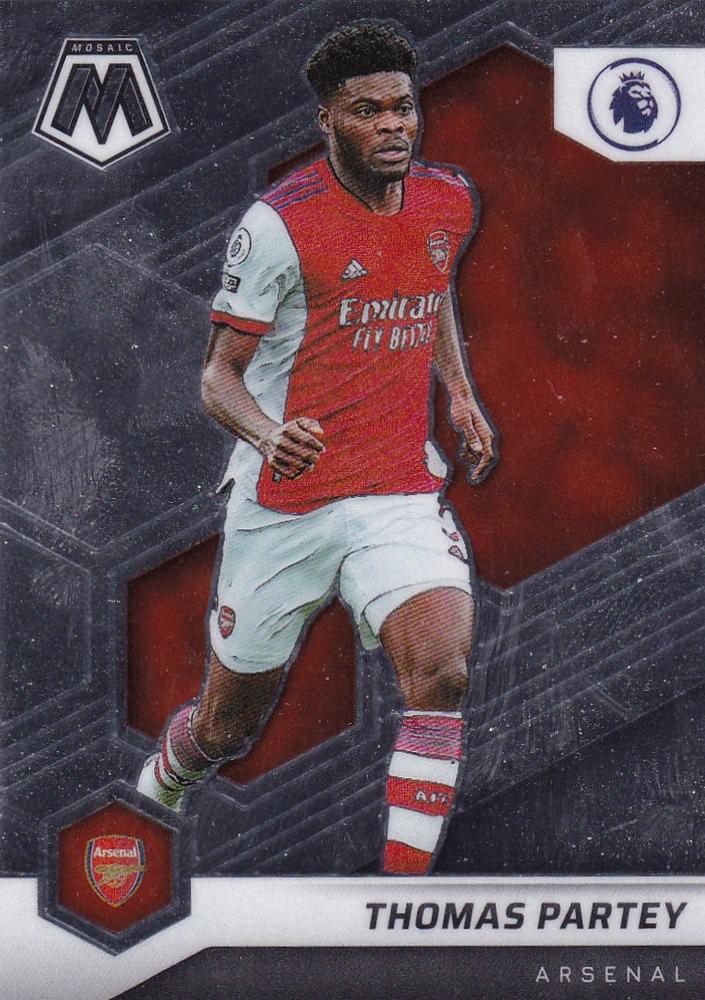 #69 Thomas Partey - Arsenal FC - 2021-22 Panini Mosaic Premier League Soccer
