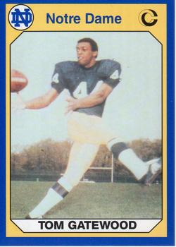 #69 Tom Gatewood - Notre Dame Fighting Irish - 1990 Collegiate Collection Notre Dame Football