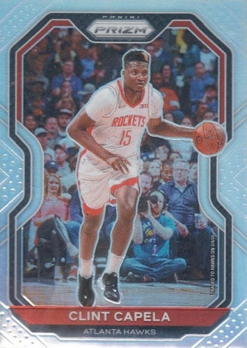 #69 Clint Capela - Atlanta Hawks - 2020-21 Panini Prizm - Silver Prizms Basketball