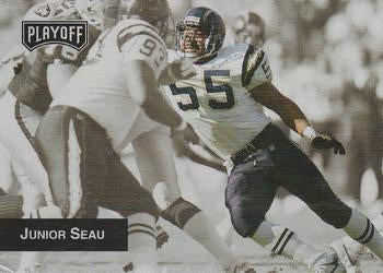 #6 Junior Seau - San Diego Chargers - 1993 Playoff Football