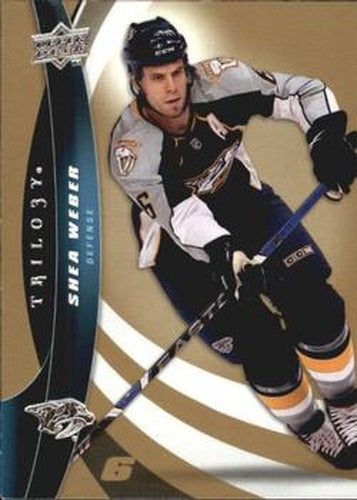 #6 Shea Weber - Nashville Predators - 2009-10 Upper Deck Trilogy Hockey