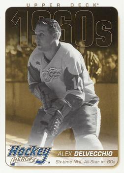 #HH19 Alex Delvecchio - Detroit Red Wings - 2011-15 Upper Deck - Hockey Heroes