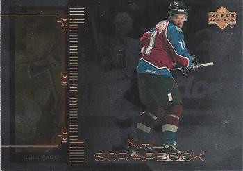 #SB-6 Peter Forsberg - Colorado Avalanche - 1999-00 Upper Deck - NHL Scrapbook Hockey