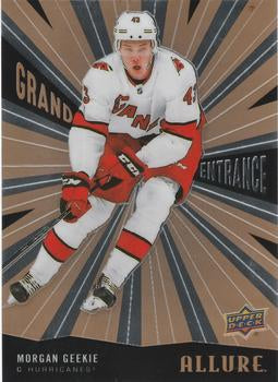 #GE-6 Morgan Geekie - Carolina Hurricanes - 2020-21 Upper Deck Allure - Grand Entrance Hockey