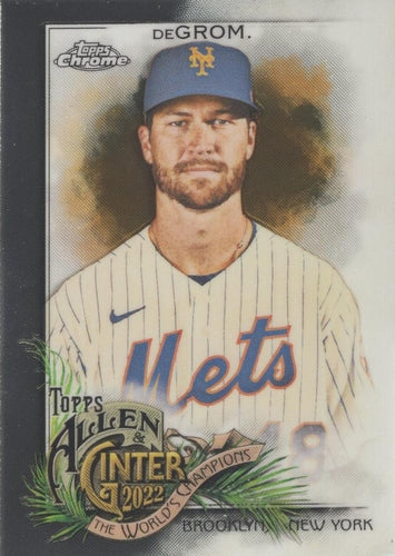 #6 Jacob deGrom - New York Mets - 2022 Topps Allen & Ginter Chrome Baseball