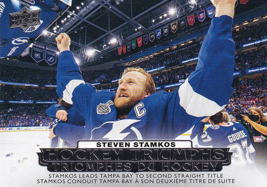 #HT-6 Steven Stamkos - Tampa Bay Lightning - 2022-23 Upper Deck Tim Hortons - Hockey Triumphs Hockey