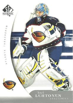 #6 Kari Lehtonen - Atlanta Thrashers - 2005-06 SP Authentic Hockey