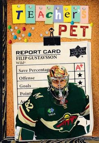#TP-6 Filip Gustavsson - Minnesota Wild - 2023-24 Upper Deck - Teacher's Pet Hockey