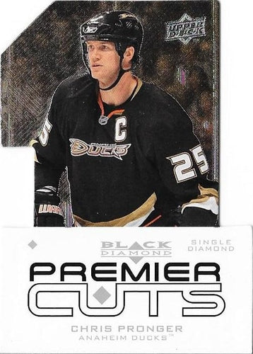 #PDC6 Chris Pronger - Anaheim Ducks - 2008-09 Upper Deck Black Diamond - Premier Die Cut Hockey