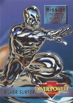 #6 Silver Surfer - "Space" - 1997 Fleer Spider-Man - Marvel OverPower Mission Infinity Gauntlet