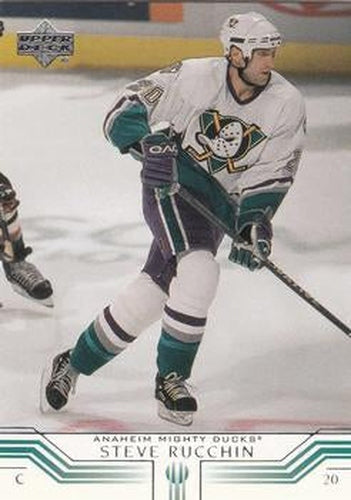 #6 Steve Rucchin - Anaheim Mighty Ducks - 2001-02 Upper Deck Hockey
