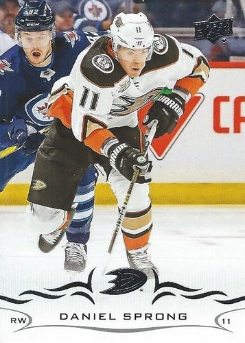 #506 Daniel Sprong - Anaheim Ducks - 2018-19 Upper Deck Hockey