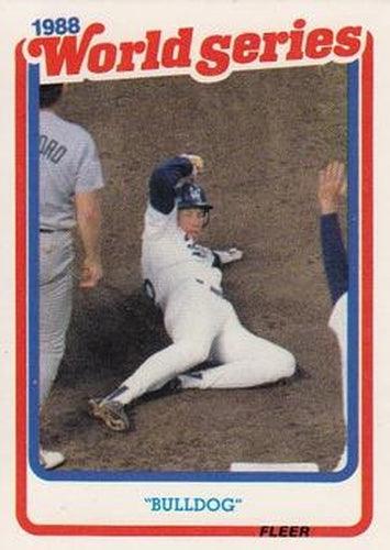 #6 Bulldog - Los Angeles Dodgers - 1989 Fleer - World Series Baseball