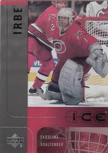 #6 Arturs Irbe - Carolina Hurricanes - 2001-02 Upper Deck Ice Hockey