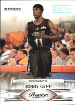 #156 Jonny Flynn - Minnesota Timberwolves - 2009-10 Panini Prestige - Draft Picks Light Blue Basketball