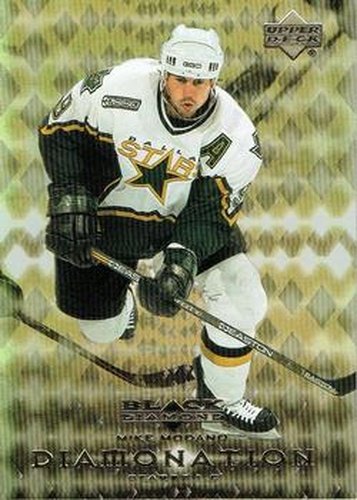 #D6 Mike Modano - Dallas Stars - 1999-00 Upper Deck Black Diamond - Diamonation Hockey