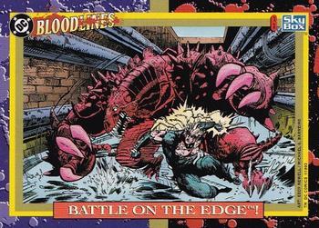 #6 Battle on the Edge! - 1993 SkyBox DC Comics Bloodlines