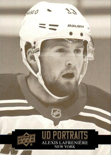 #P-6 Alexis Lafreniere - New York Rangers - 2021-22 Upper Deck - UD Portraits Hockey
