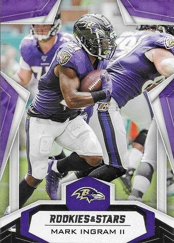 #6 Mark Ingram II - Baltimore Ravens - 2019 Panini Rookies & Stars Football