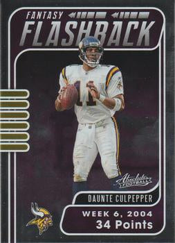 #FF-DC Daunte Culpepper - Minnesota Vikings - 2020 Panini Absolute - Fantasy Flashback Football