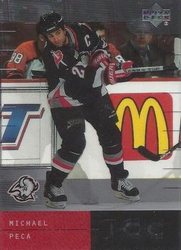 #6 Michael Peca - Buffalo Sabres - 2000-01 Upper Deck Ice Hockey