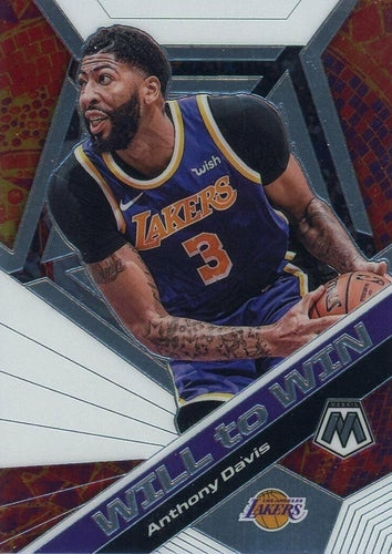 #6 Anthony Davis - Los Angeles Lakers - 2019-20 Panini Mosaic - Will to Win Basketball