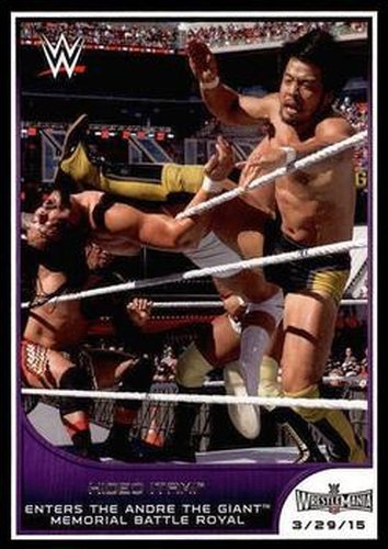 #6 Hideo Itami - 2016 Topps WWE Road to Wrestlemania Wrestling