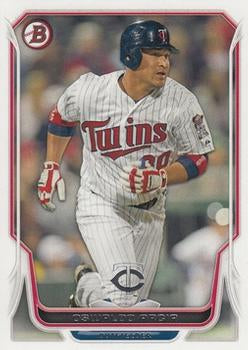 #6 Oswaldo Arcia - Minnesota Twins - 2014 Bowman Baseball