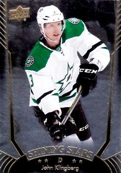 #SS-6 John Klingberg - Dallas Stars - 2016-17 Upper Deck - Shining Stars Hockey