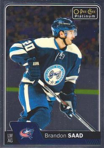 #6 Brandon Saad - Columbus Blue Jackets - 2016-17 O-Pee-Chee Platinum Hockey