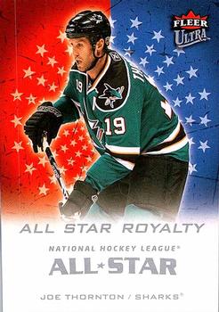 #ASR6 Joe Thornton - San Jose Sharks - 2008-09 Ultra - All-Star Royalty Hockey