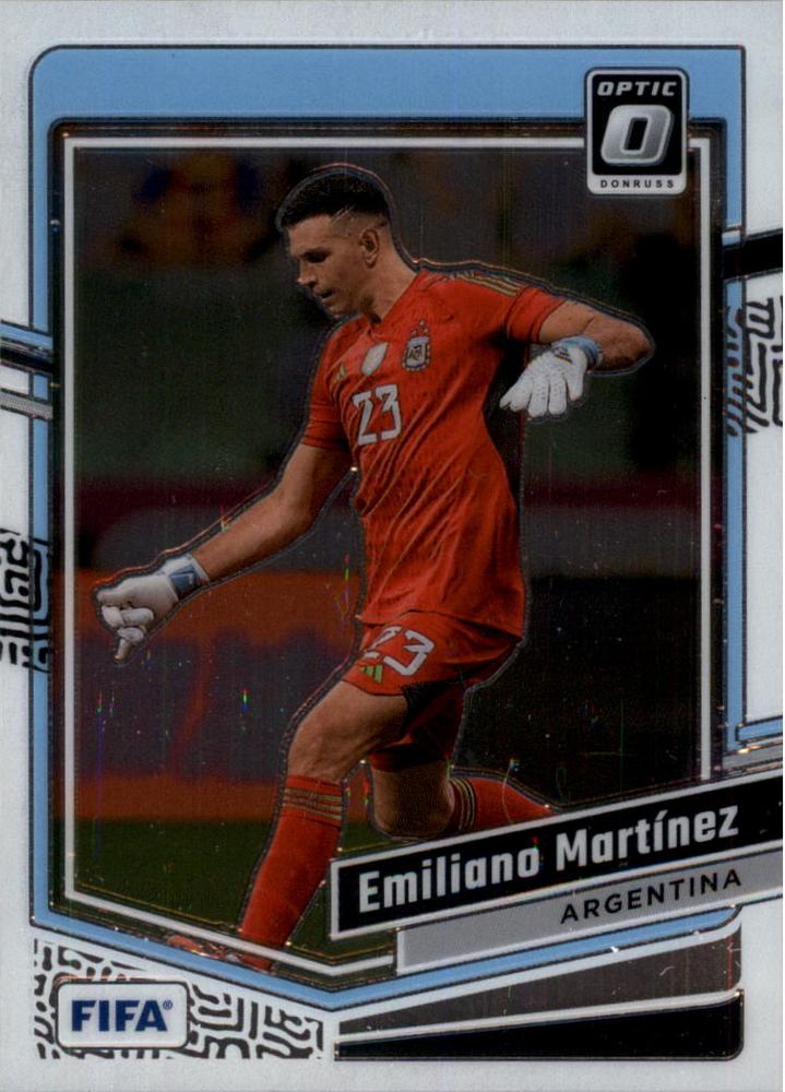 #6 Emiliano Martínez - Argentina - 2023-24 Donruss - Optic Soccer